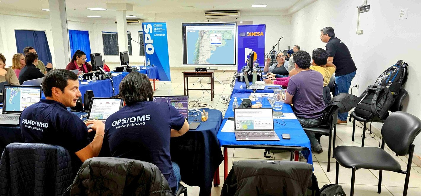 Momento del taller en el que se analiza la situación del país