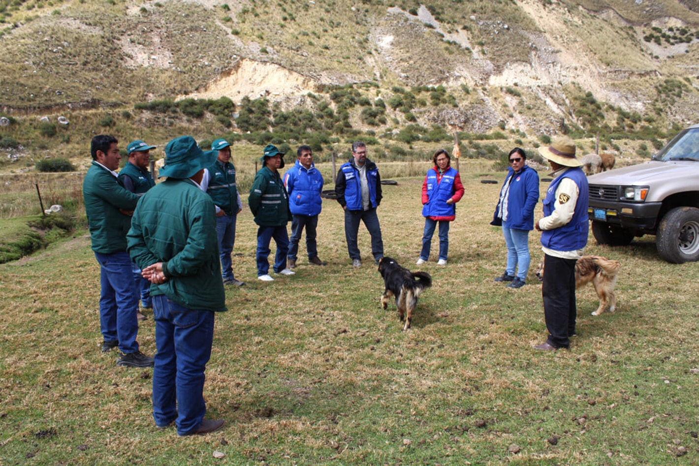 Red de Salud Jauja / Equipos técnicos realizan visita de campo en la zona de Canchayllo, Jauja, Junín