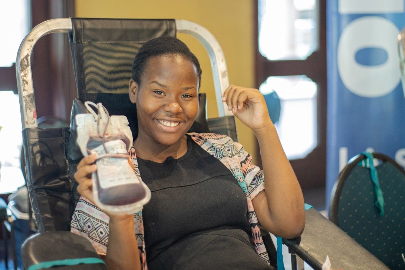 Blood Donor in Haiti