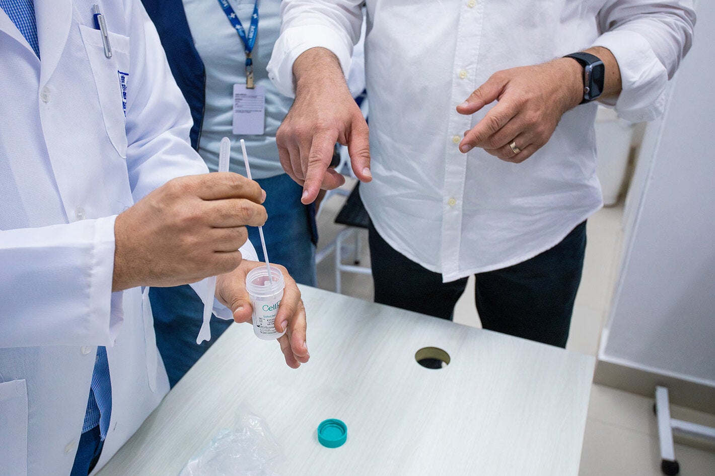 Foto do teste de biologia molecular DNA-HPV, que está sendo implementado no SUS