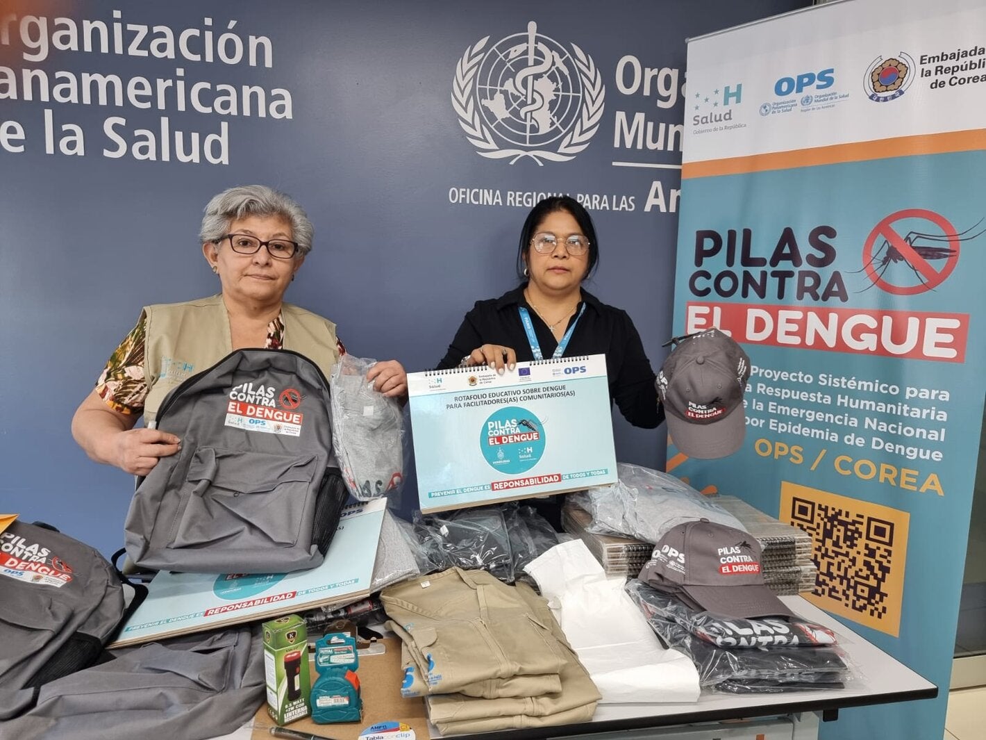 OPS entrega materiales dengue a región de SPS