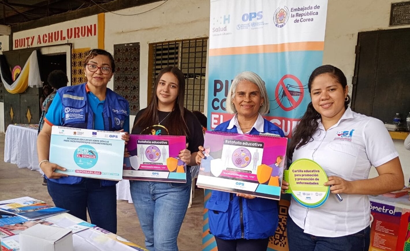 Mujeres organizadas reciben materiales de dengue y otras enfermedades