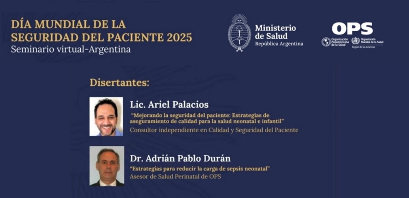Placa Día Mundial de la Seguridad del Paciente - Argentina 2025