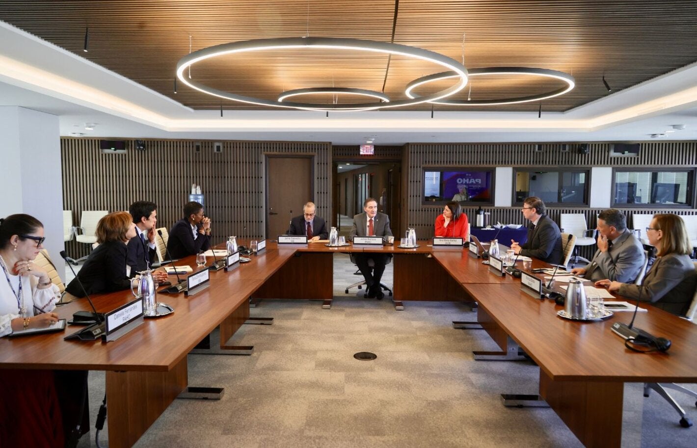 reunión de líderes banco mundial, OPS, BID