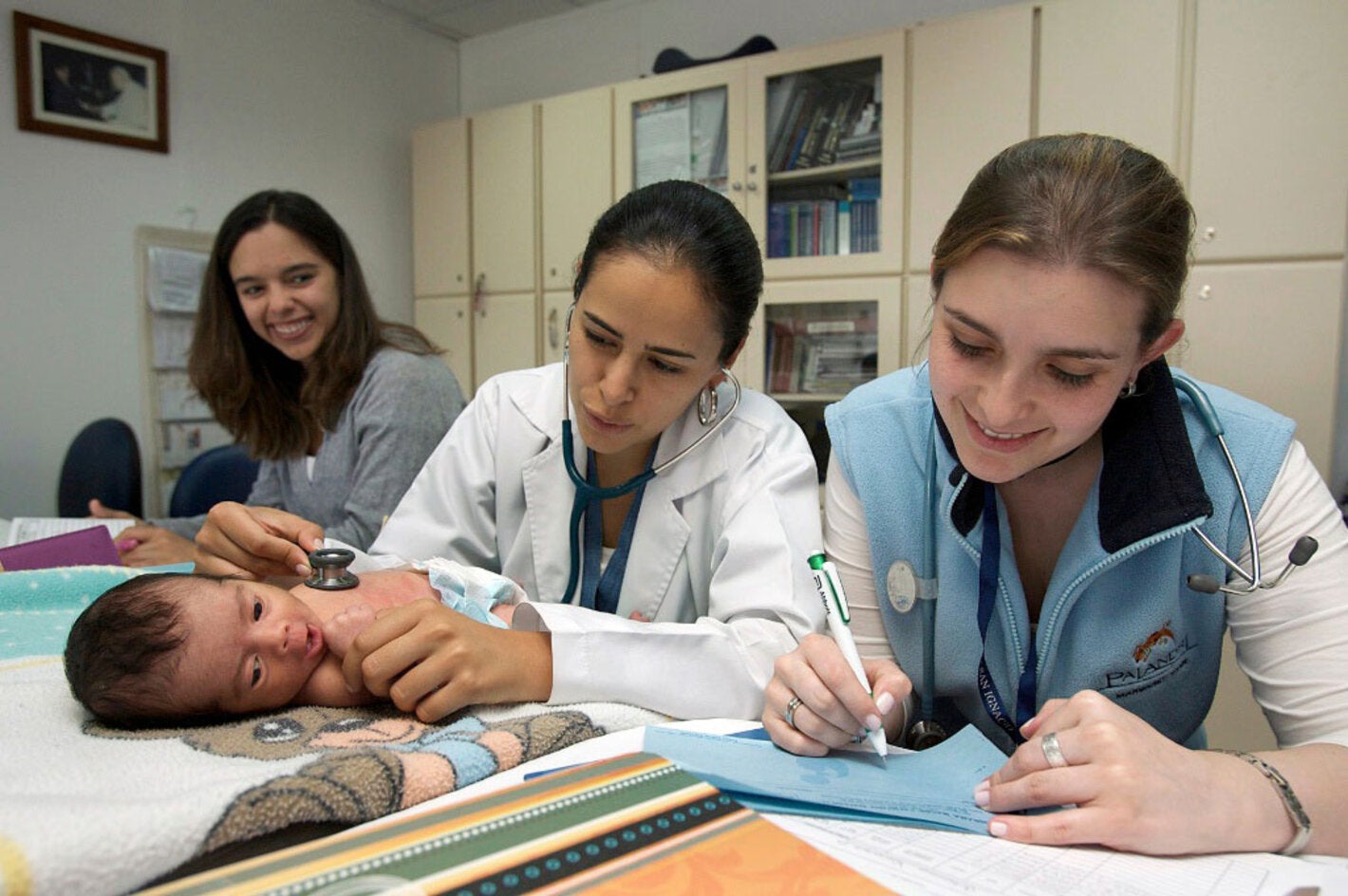 Newborn in hospital setting