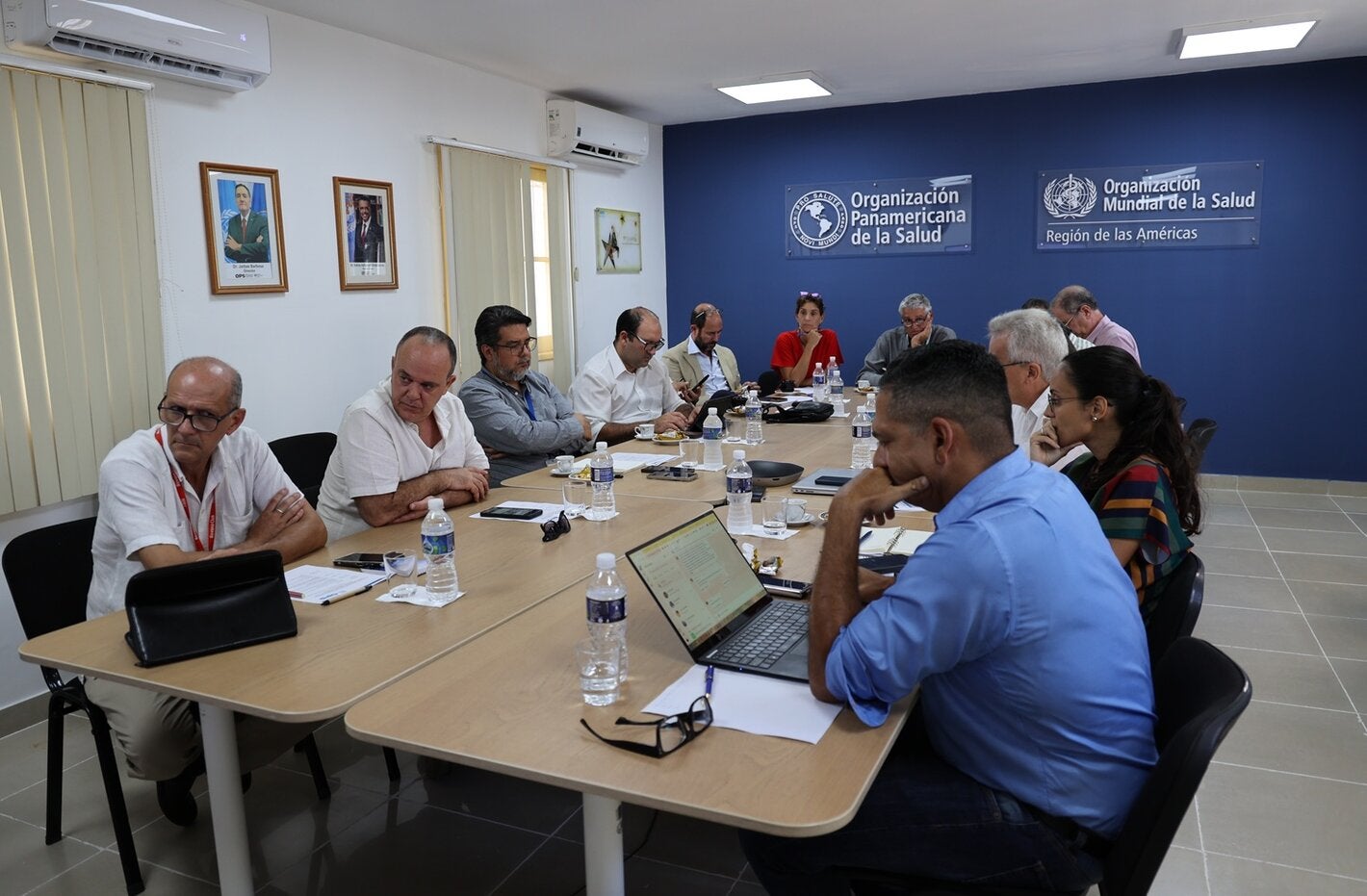 Reunión entre BioCubaFarma y OPS