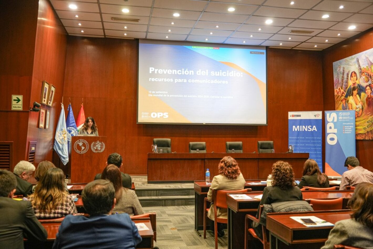 conversatorio Comunicación responsable para la prevención del suicidio