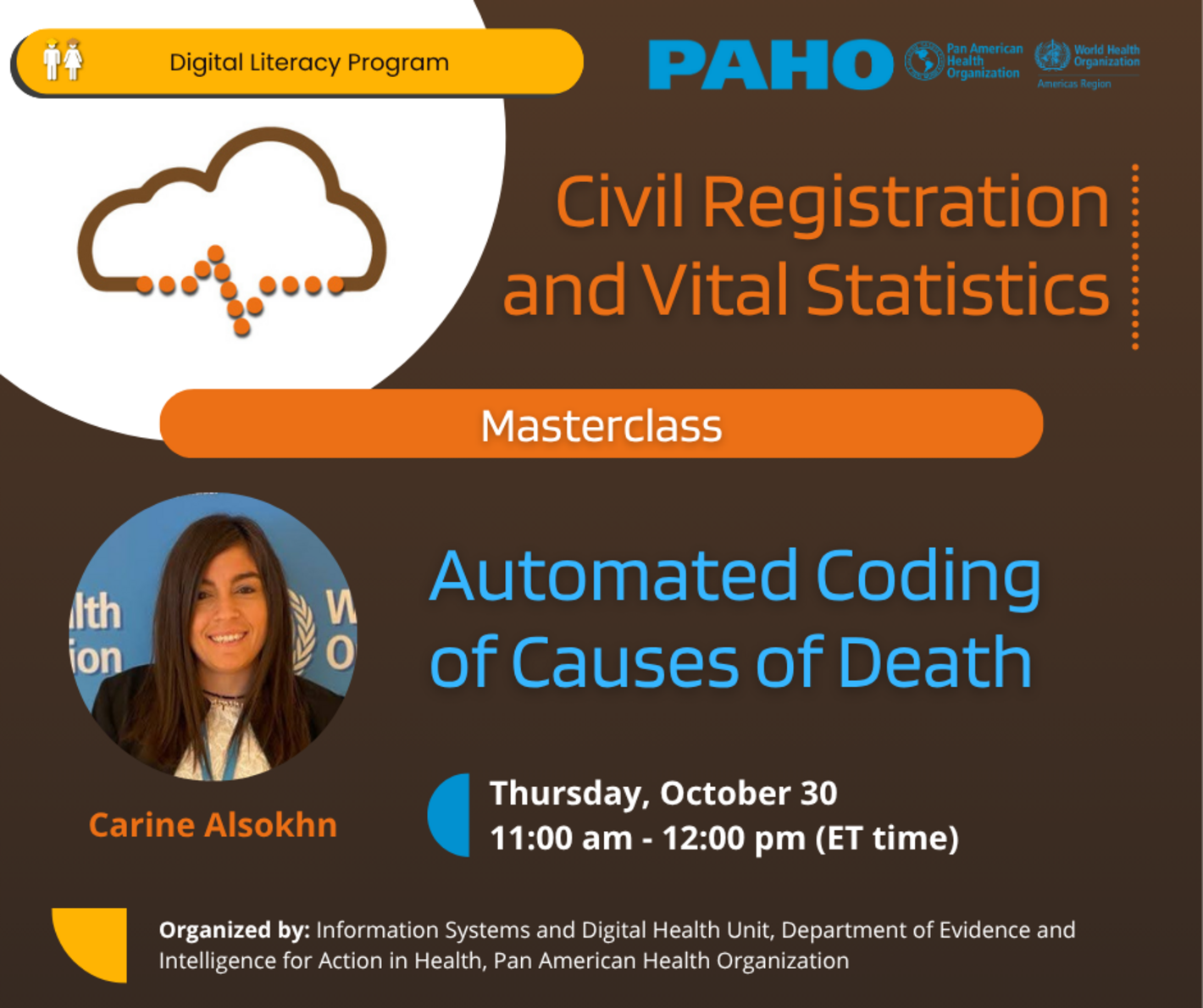 Masterclass: Automated Coding  of Causes of Death