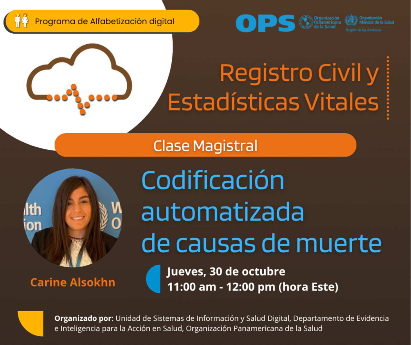 Clase Magistral: Codificación automatizada de causas de muerte