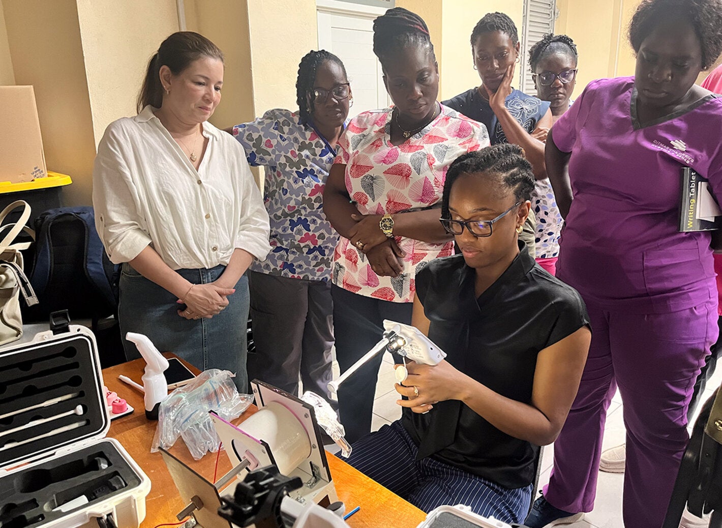 Cancer screening demonstration