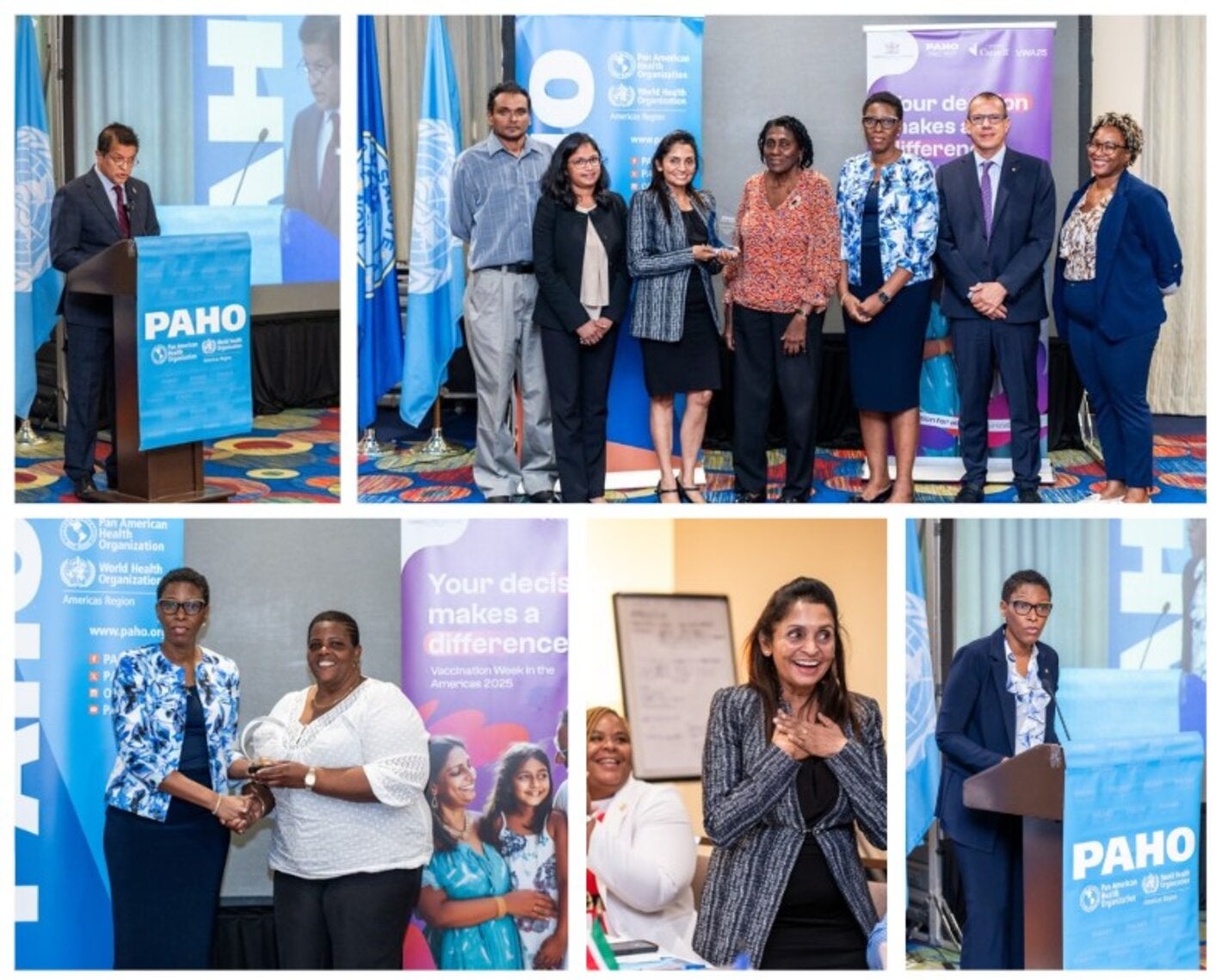 British Virgin Islands, Grenada and Trinidad and Tobago Saluted by PAHO for Immunization Gains.