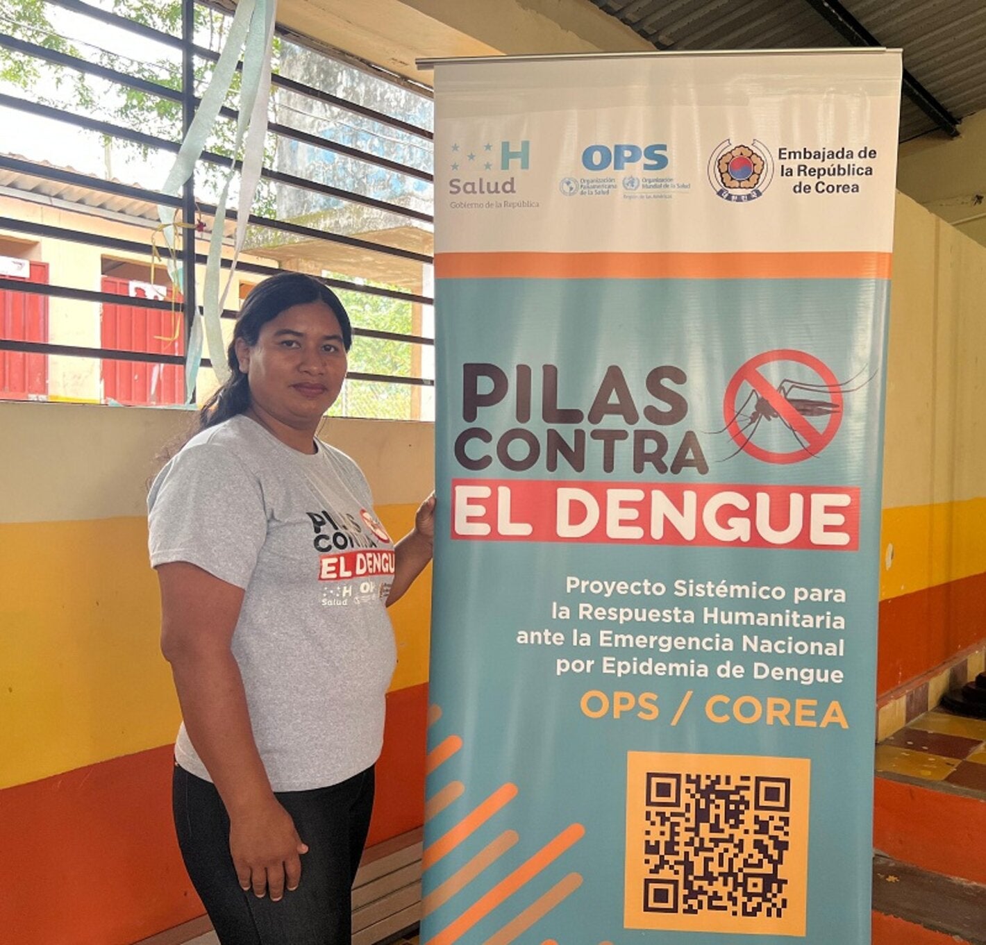 Colaboradora voluntaria en Santa Bárbara