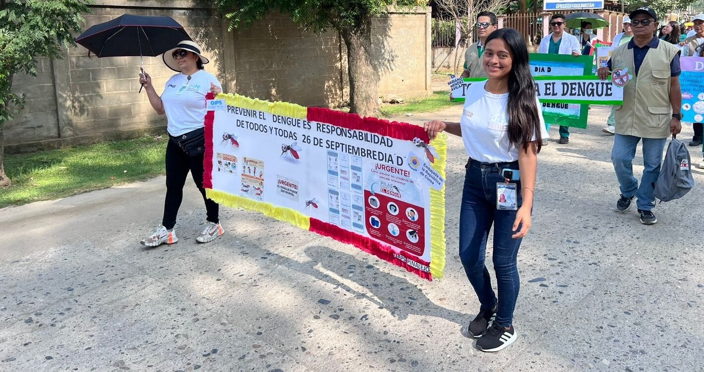 Comunidad de Pinalejo en acción contra el Dengue