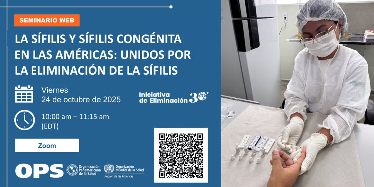 Webinario: La Sífilis y Sífilis congénita en las Américas