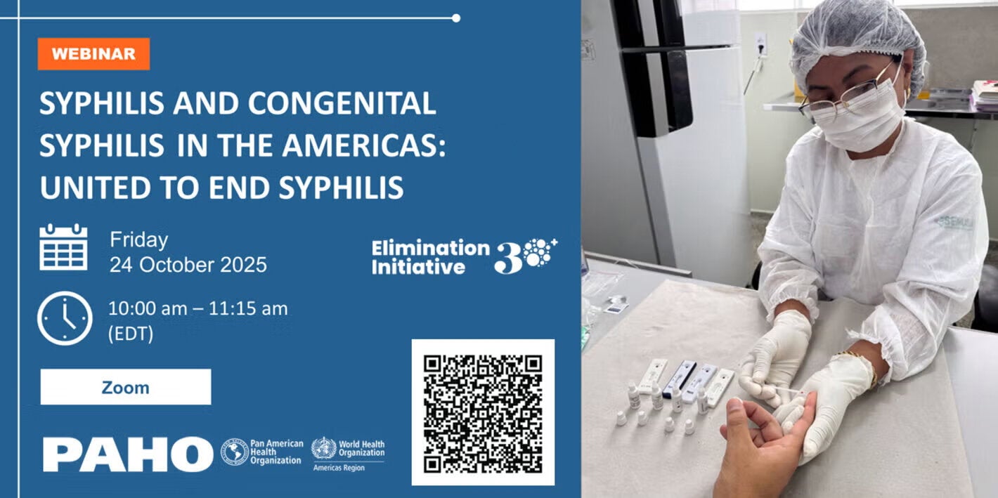 Webinar: Syphilis and Congenital Syphilis in the Americas