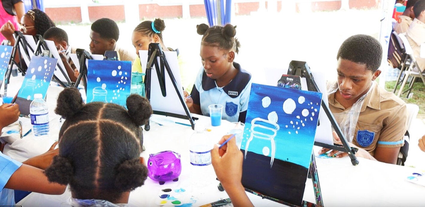 Sip and Paint activity