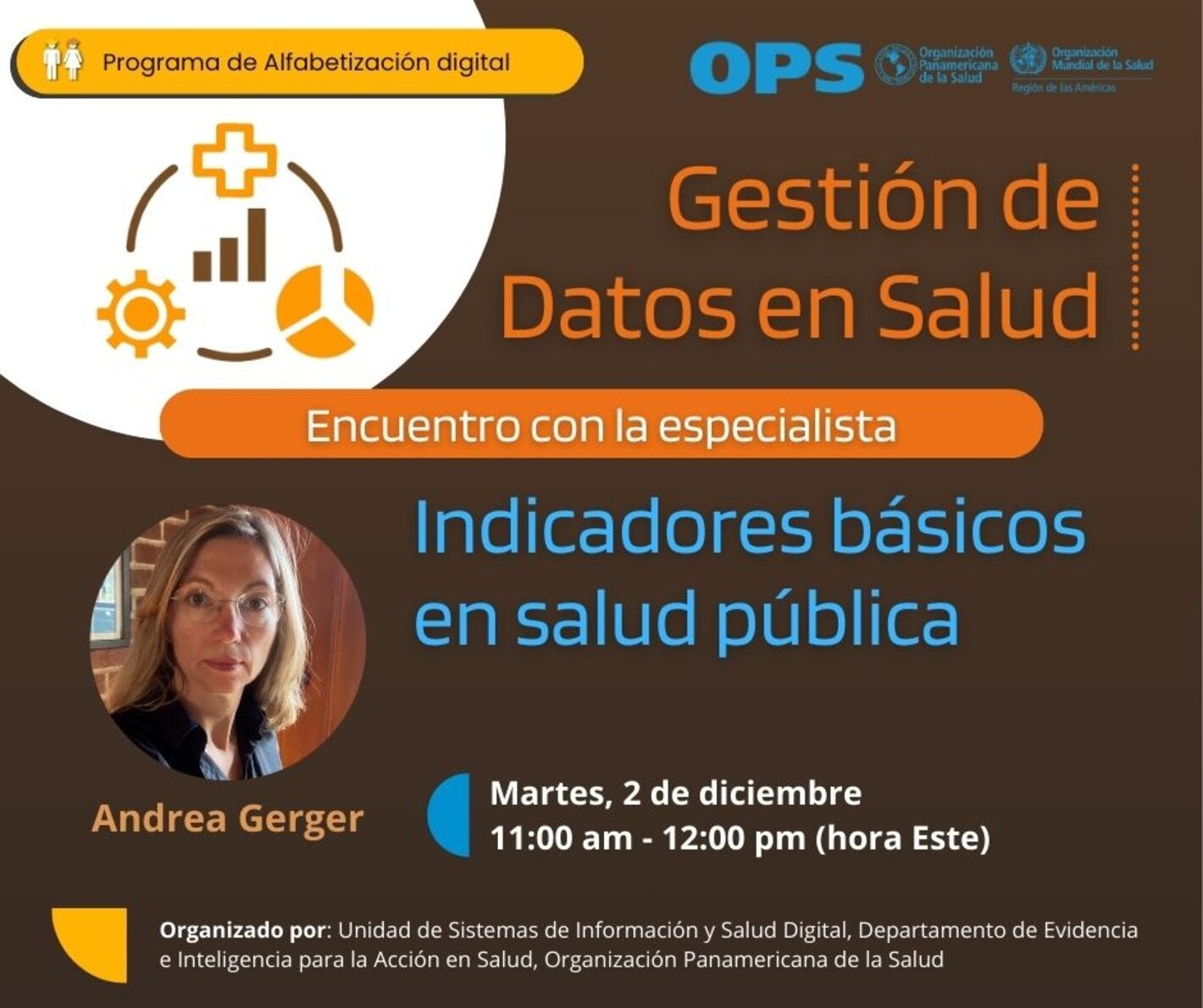 Encuentro con la especialista: Indicadores básicos en salud pública