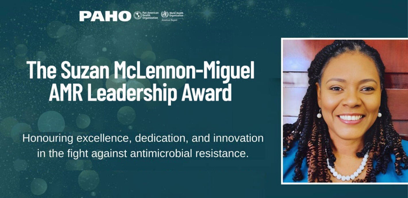 PAHO Caribbean AMR leadership award in memory of Suzan McClennon