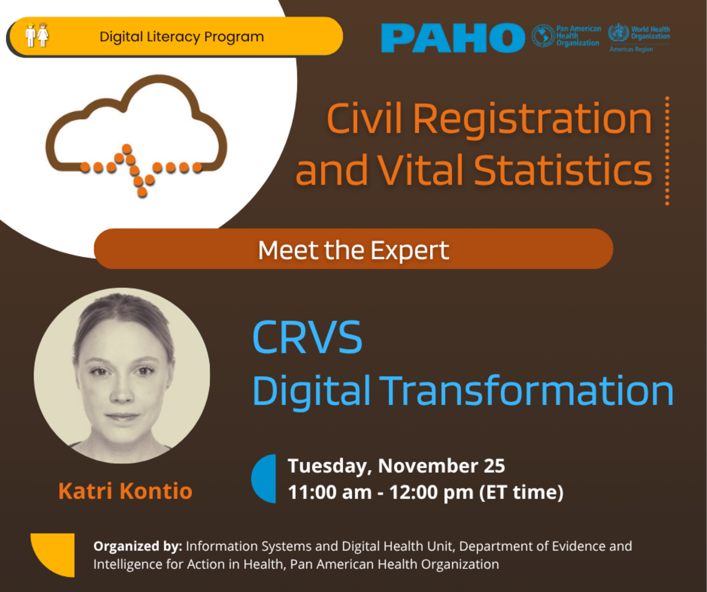 Meet the expert: CRVS Digital Transformation