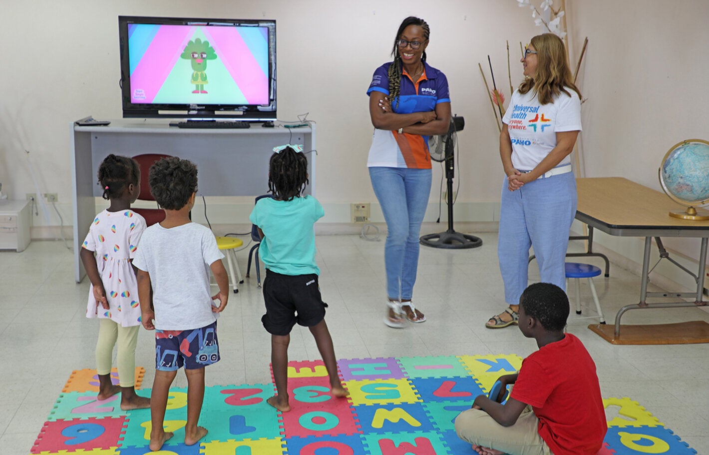 Story time with children