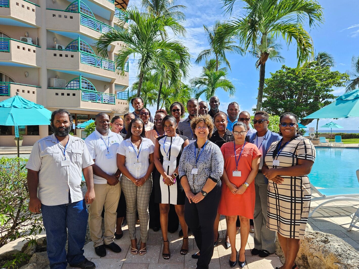 Participants of the workshop on Early Warning Systems for heat and dust-related illnesses.