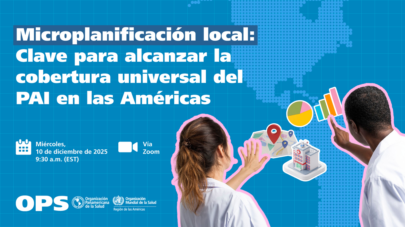 Webinar sobre microplanificación en inmunización