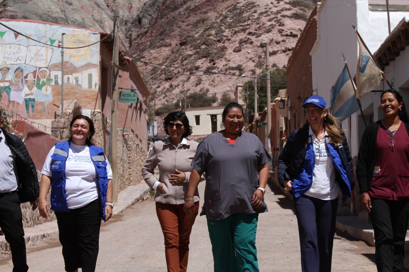 Foto de uno de los momentos de la recorrida