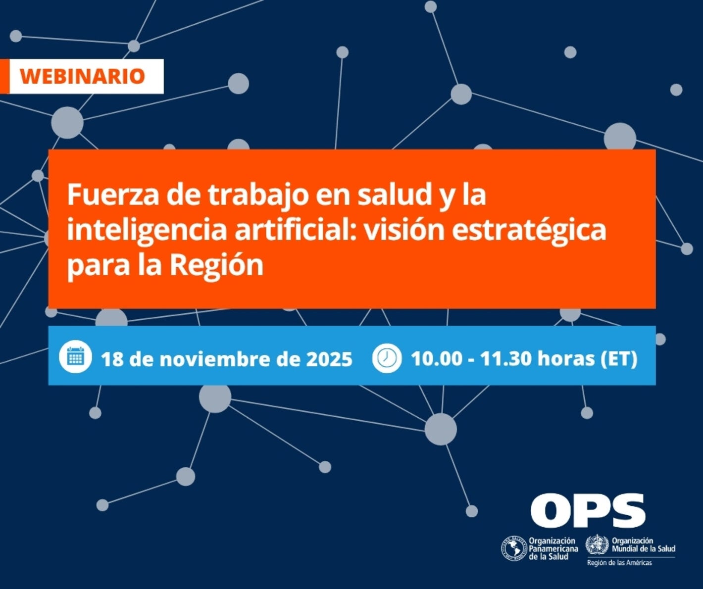 seminario web la fuerza de trabajo en salud y la IA