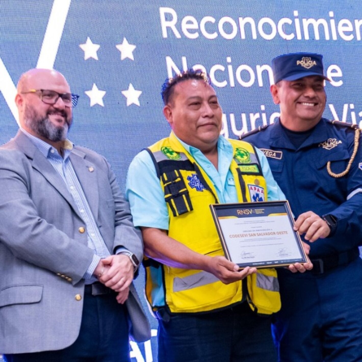 reconosimiento seguridad vial