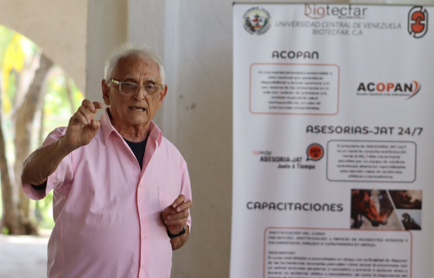 Miguel Ángel López, presidente de Biotecfar, empresa productora de sueros antiofídicos y antiescorpiónicos