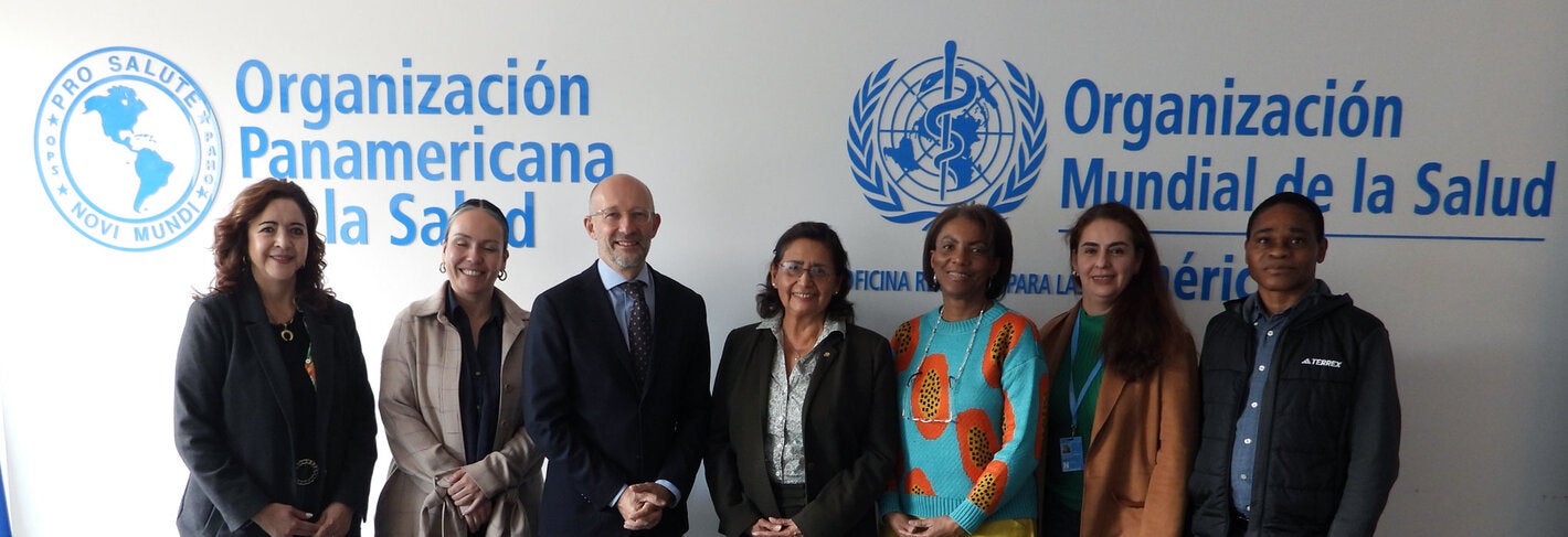 Personas participantes en la visita Unión Europea visita la OPS/OMS Colombia Unión Europea visita la OPS/OMS Colombia 