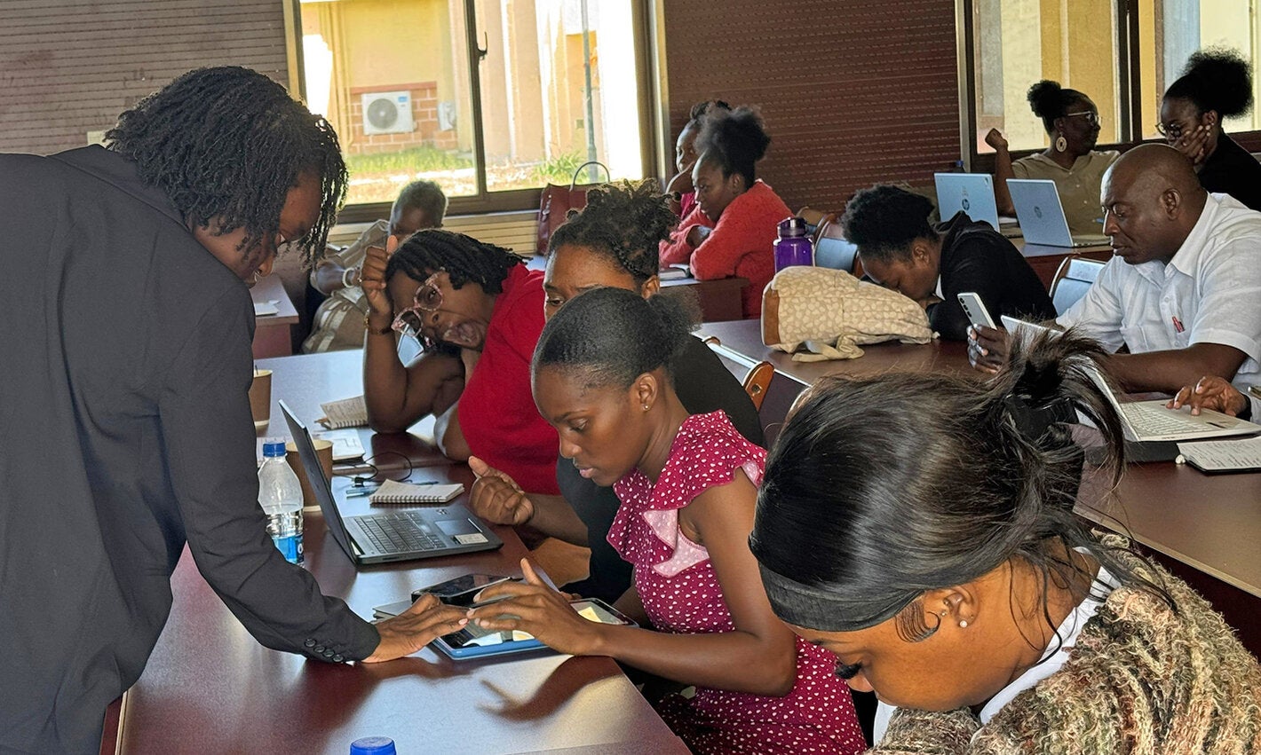 Training users in a health information system