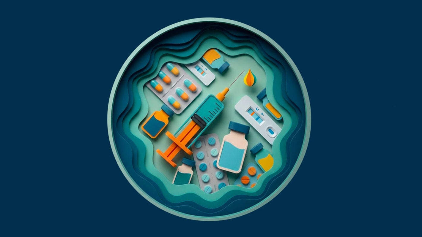 report cover: vaccines, medicines