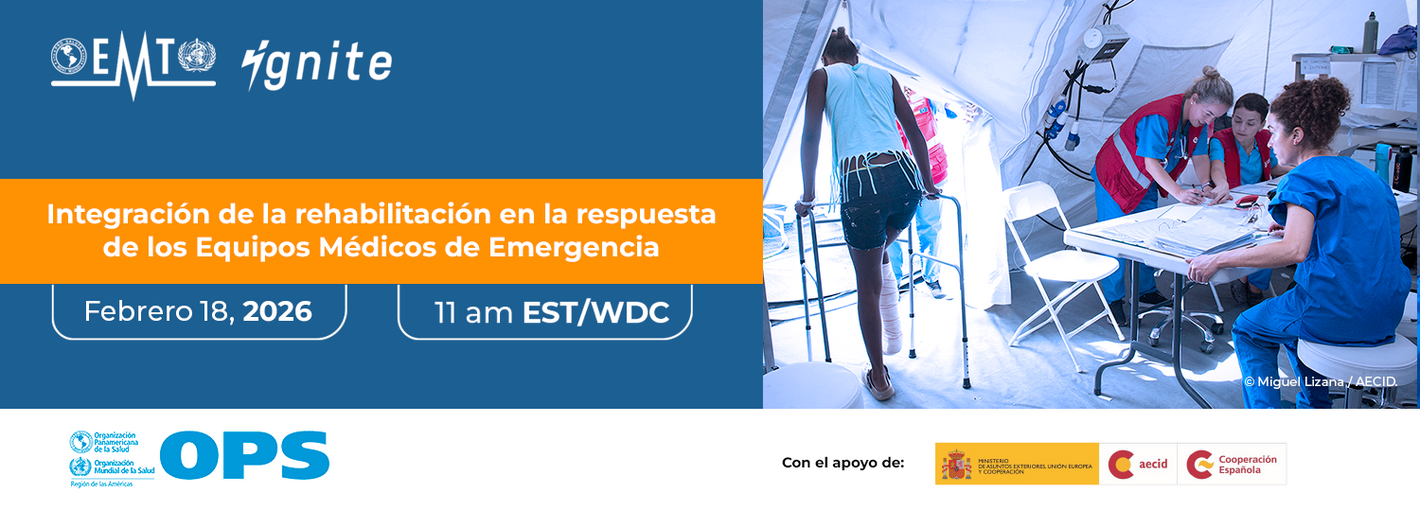 Integración de la rehabilitación en la respuesta de los Equipos Médicos de Emergencia