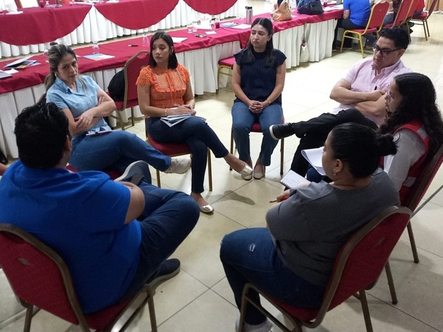 equipos de salud mental en capacitación