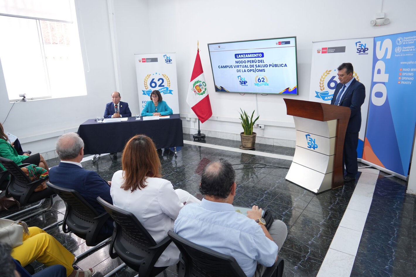 Lanzamiento del Nodo Perú del Campus Virtual de Salud Pública 