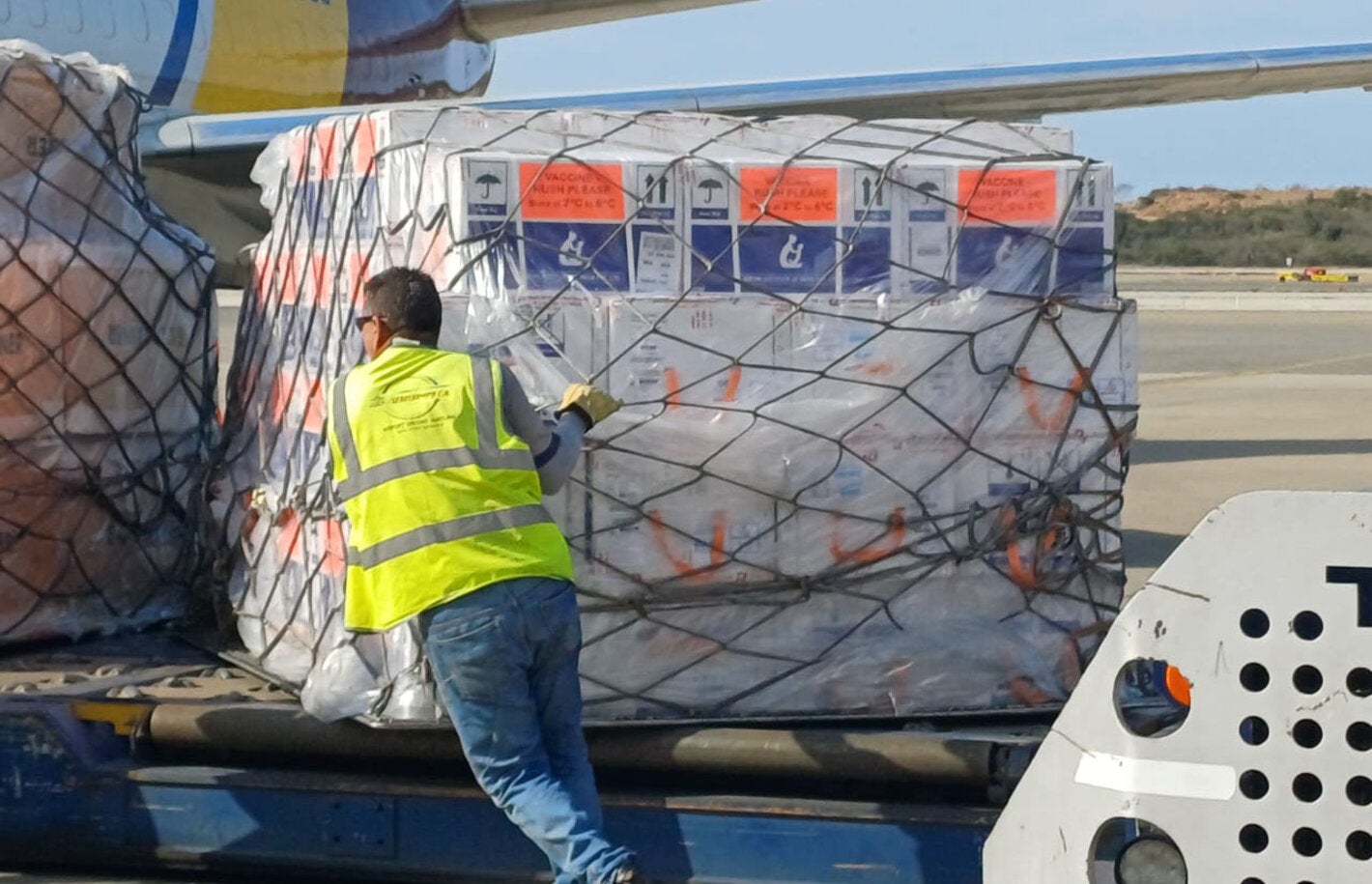 Las últimas 500 mil dosis de pentavalente llegaron en dos vuelos comerciales