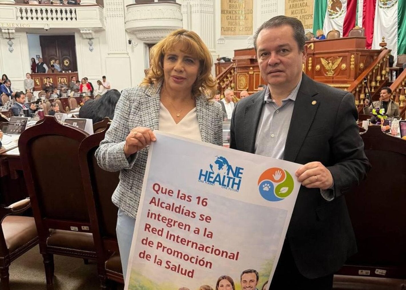 Judith Vanegas Tapia presentó el 3 de marzo un punto de acuerdo en la Sesión Ordinaria de la III Legislatura del Congreso de la Ciudad de México para invitar a las alcaldías a sumarse al Movimiento de Municipios Saludables