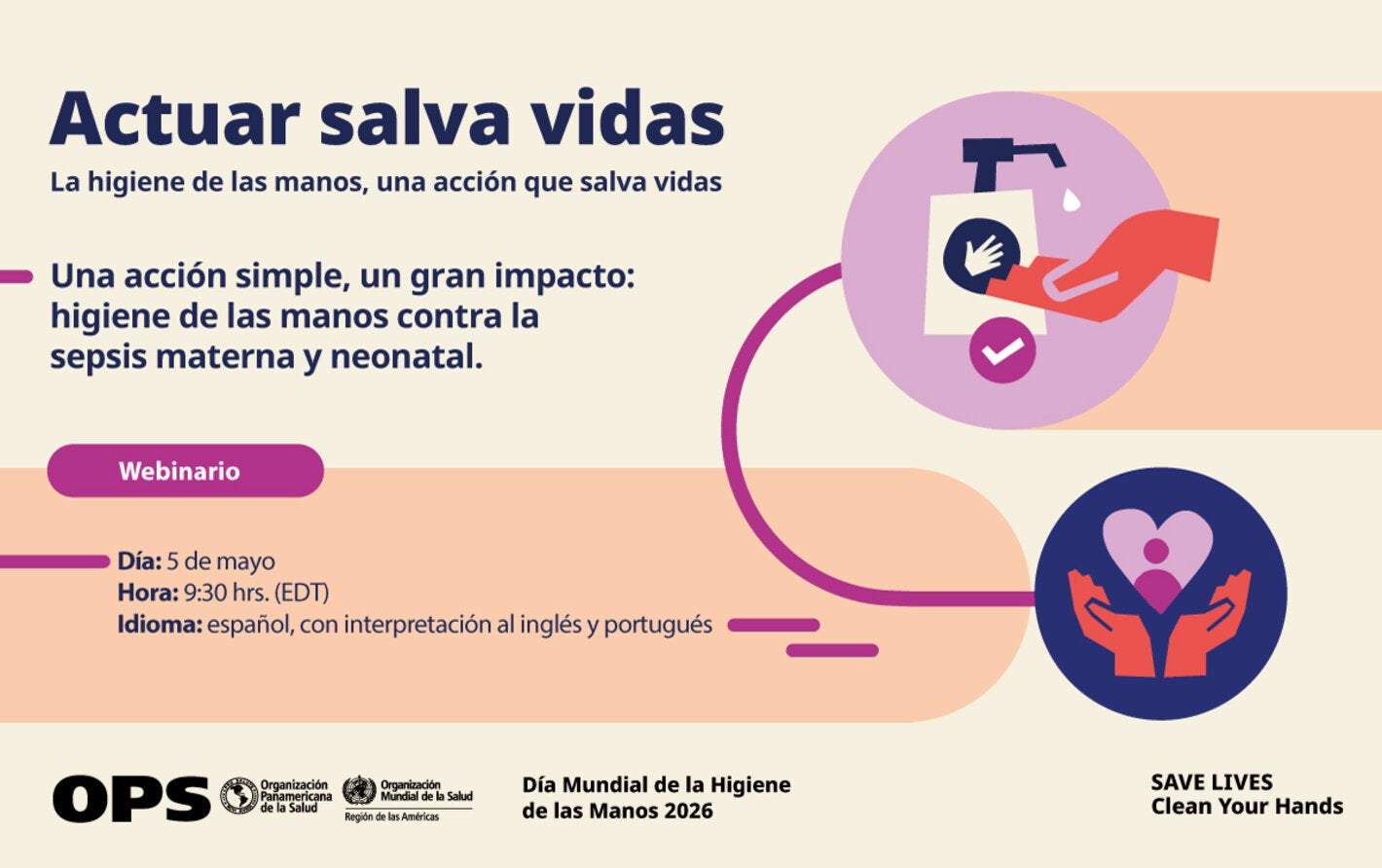 Una acción simple, un gran impacto: higiene de las manos contra la sepsis materna y neonatal