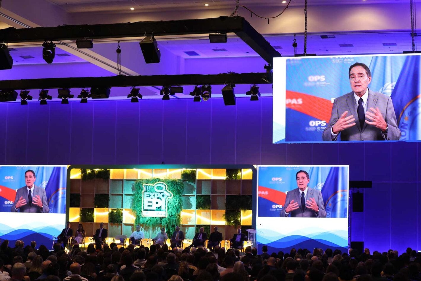 Jarbas Barbosa na abertura, em vídeo