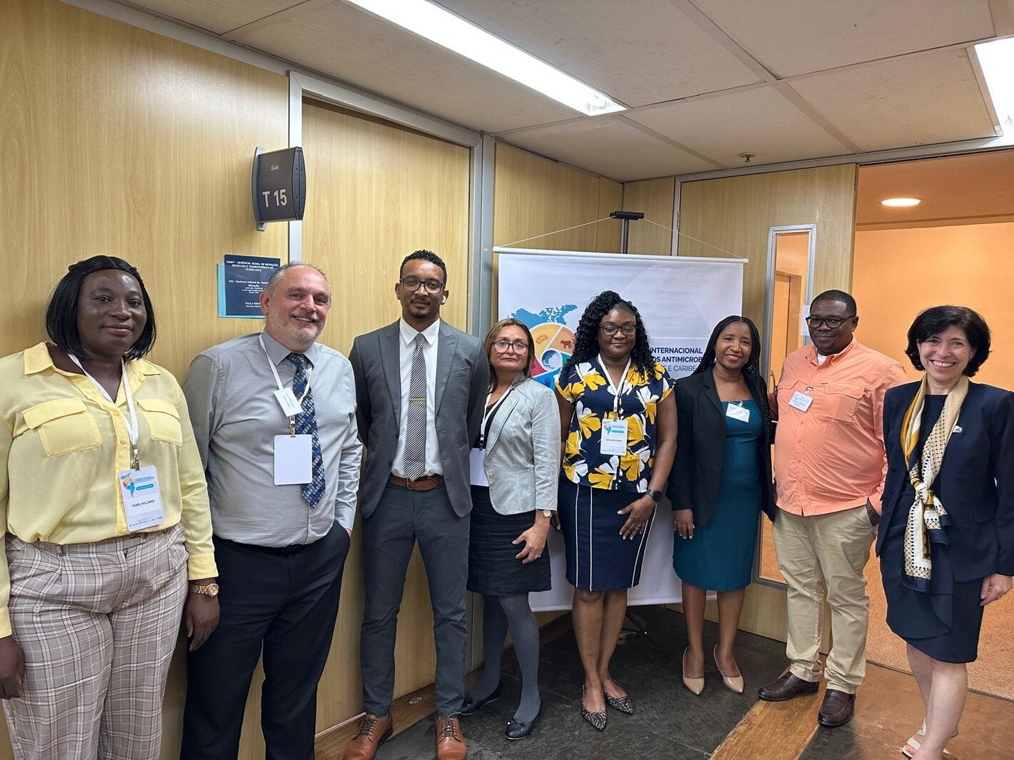 Caribbean AMR Experts and PAHO WHO teams in Brasília Brazil for the 1st Americas Regional Meeting on Antimicrobial Resistance.