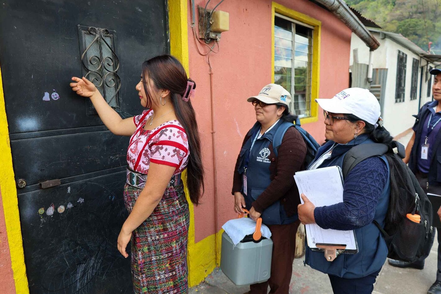 Guatemala Tracoma, visitas casa a casa