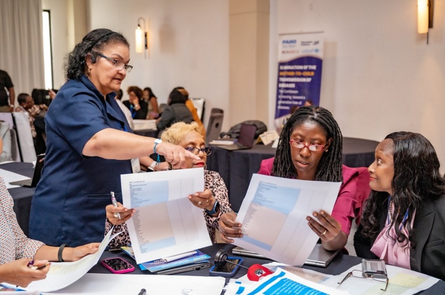 Participants of the regional meeting for health care providers from maternal and child health in Montego Bay, Jamaica in June 2025.