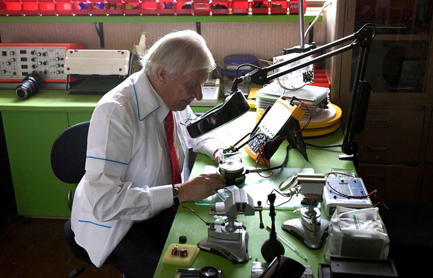 Doctor in a laboratory