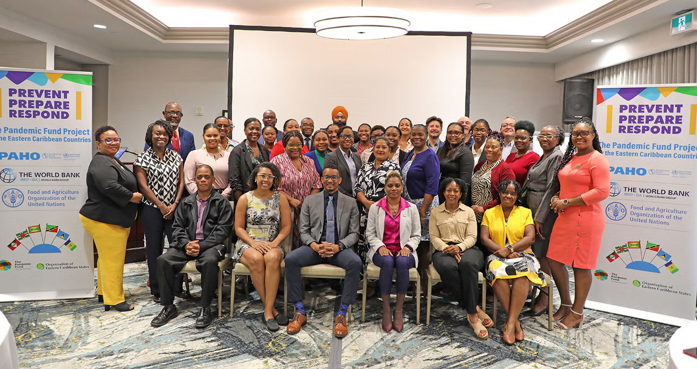Participants at the event 'Strengthening Laboratory Quality Systems in the Eastern Caribbean
