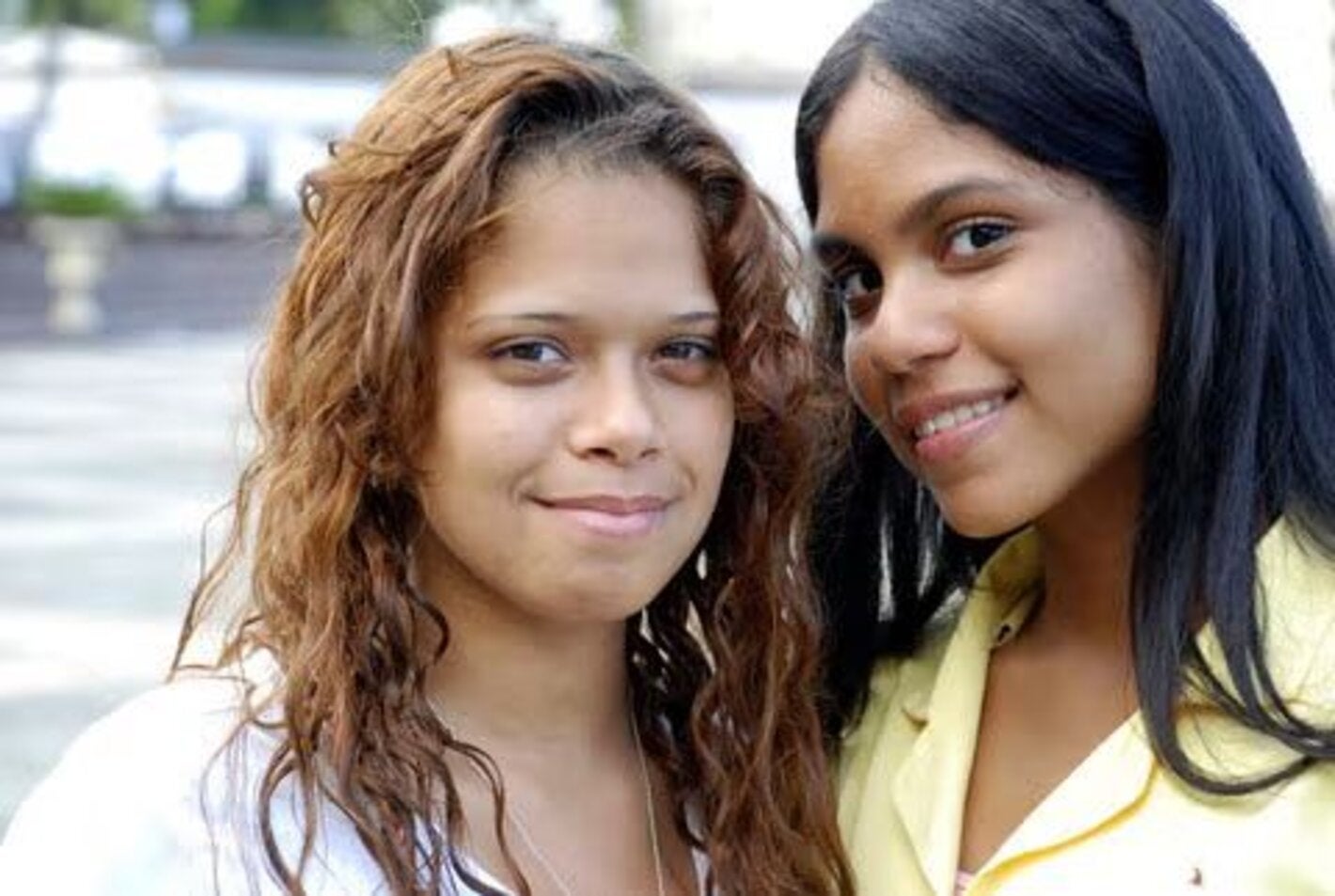 two young women