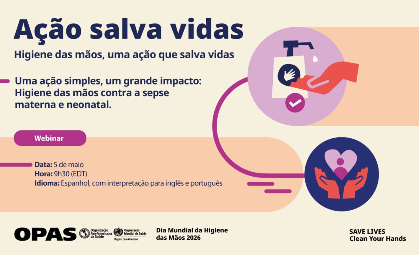 Uma ação simples, um grande impacto: higiene das mãos contra a sepse materna e neonatal