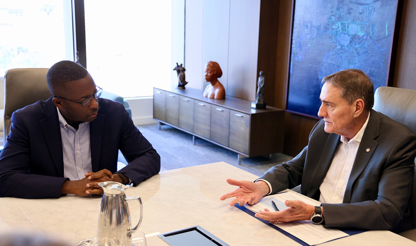PAHO Director Jarbas Barbossa and Dr. Garth Graham, Director Global Health Google