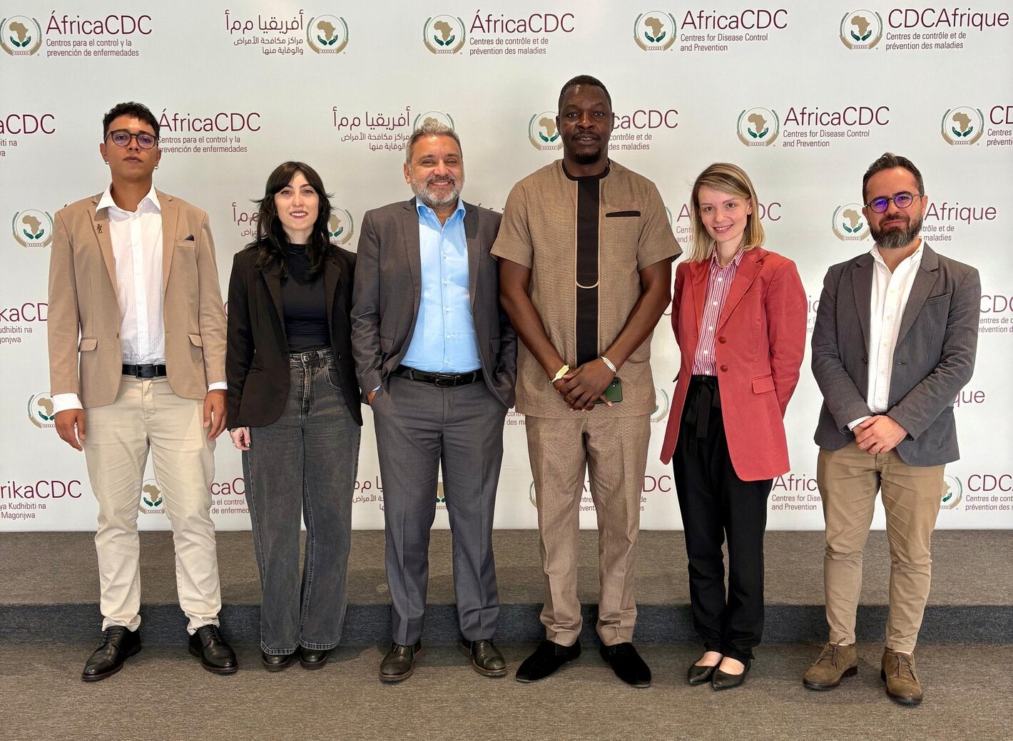 Representantes de OPAS y CDC Africa