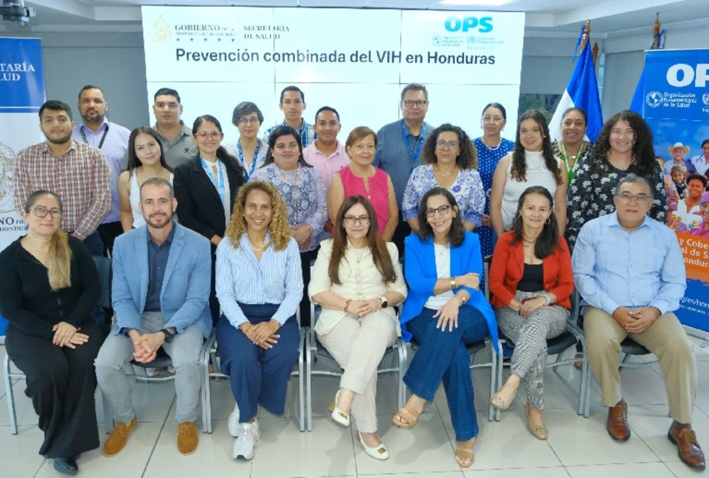 Equipo participante en la misión VIH Honduras